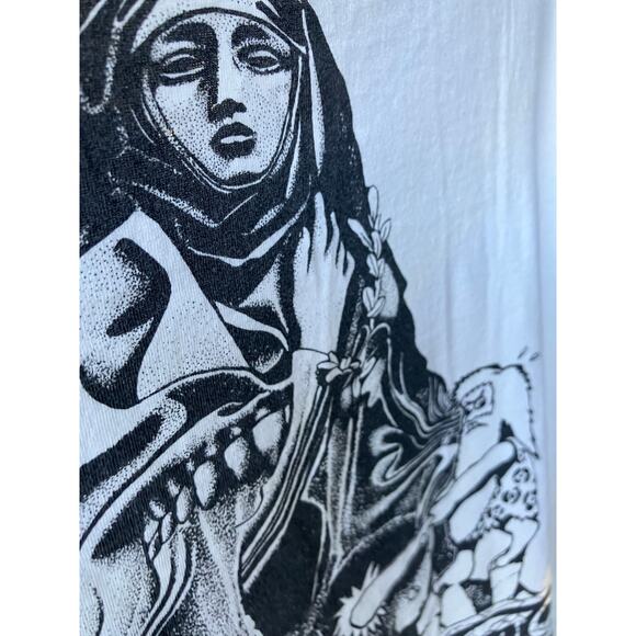 AllSaints 100% Cotton SAINT Graphic T-Shirt  Size Large - Picture 5 of 5